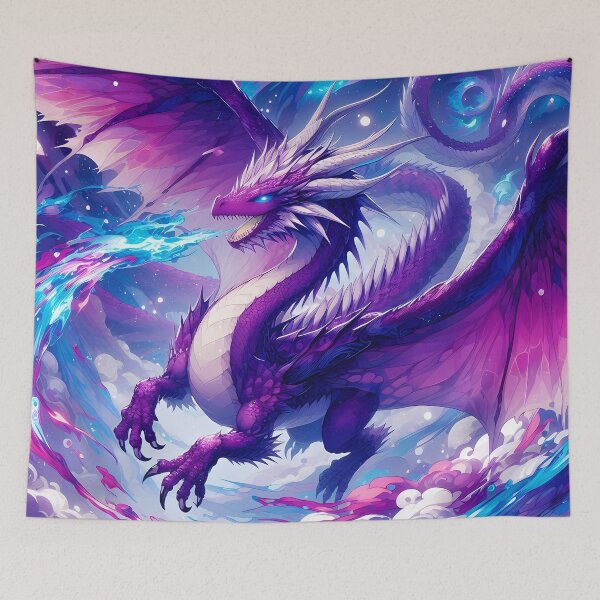 Item preview, Purple Storm Celestial Dragon - Gale Wind designed and sold by AlyssMirinArt-.