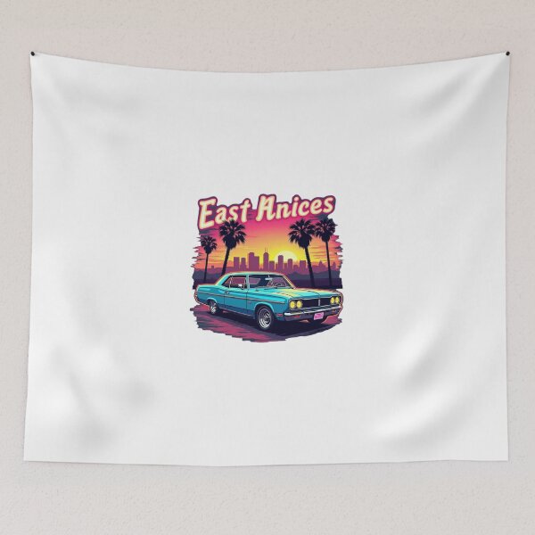 Item preview, East LA Streets – Lowrider & Sunset Cityscape designed and sold by Sweet Dreams & Fantasia.