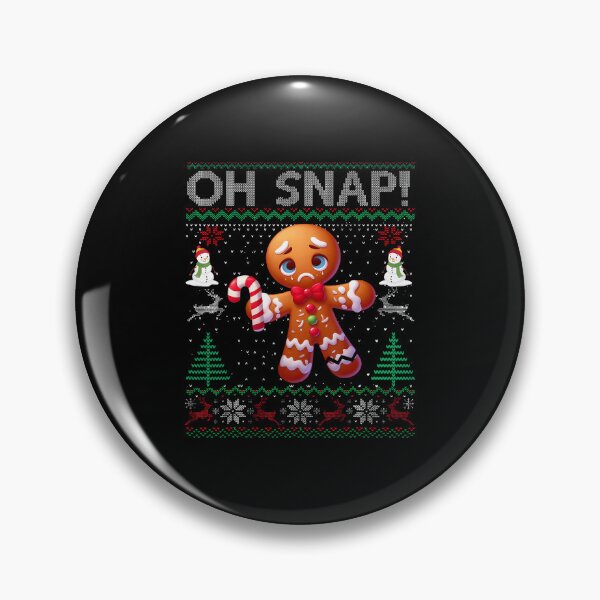 Item preview, Gingerbread Man Cookie Ugly 	 Oh Snap Christmas Family designed and sold by ChantelNicole.