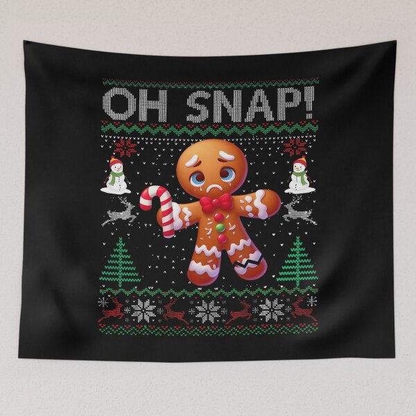 Item preview, Gingerbread Man Cookie Ugly 	 Oh Snap Christmas Family designed and sold by ChantelNicole.
