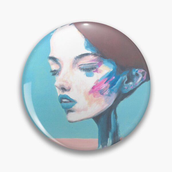 Item preview, A contemporary character portrait painting Chocolate beret designed and sold by andesign101.