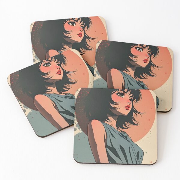 Item preview, Poster anime retro girl designed and sold by RadiantGraphics.
