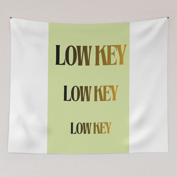 Item preview, Low Key - Minimalist Gradient Typography Art designed and sold by Extremeallie.