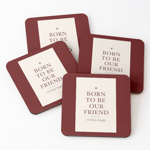 Item preview, Born to Be Our Friend – Victorian Christmas Hymn Typography designed and sold by Novel Works Studio.