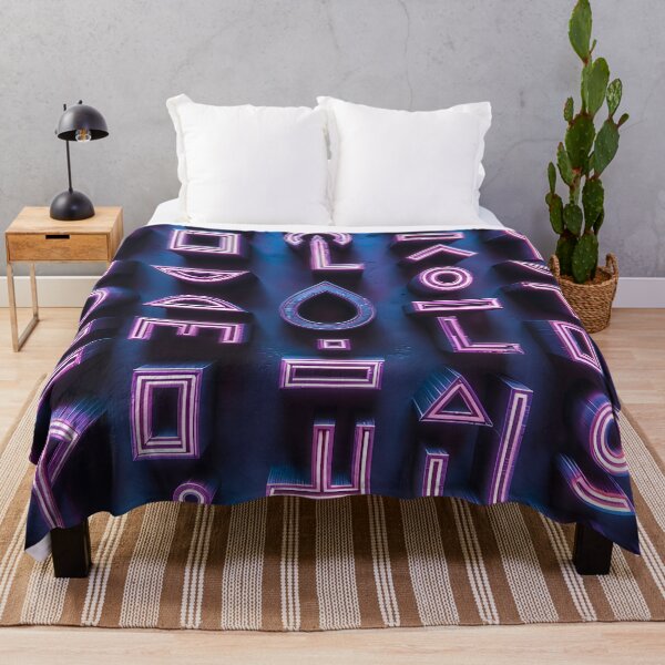 Item preview, Neon Light Symbols, Cyberpunk Egyptian Hieroglyphics, symmetrical textures (image size 8320x12480) designed and sold by Digital-Davinci.