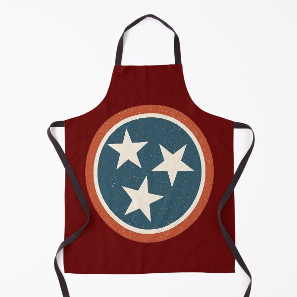 Item preview, Tennessee Flag Distressed Badge – Retro Tri-Star Emblem Design designed and sold by Globalcitytees.
