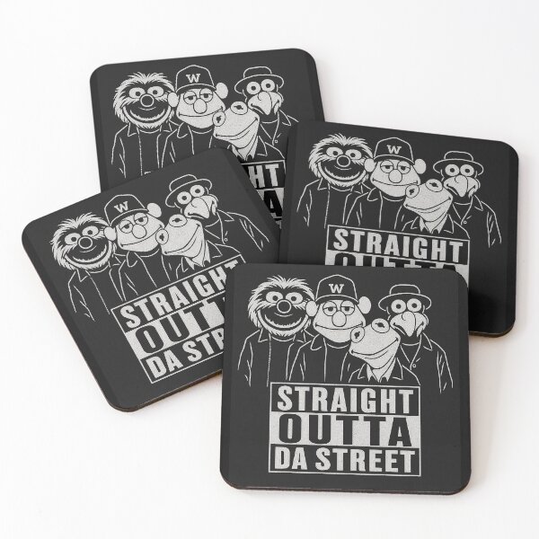 Item preview, Straight Outta Da Street – Muppet NWA Parody Design designed and sold by Loose Parts.
