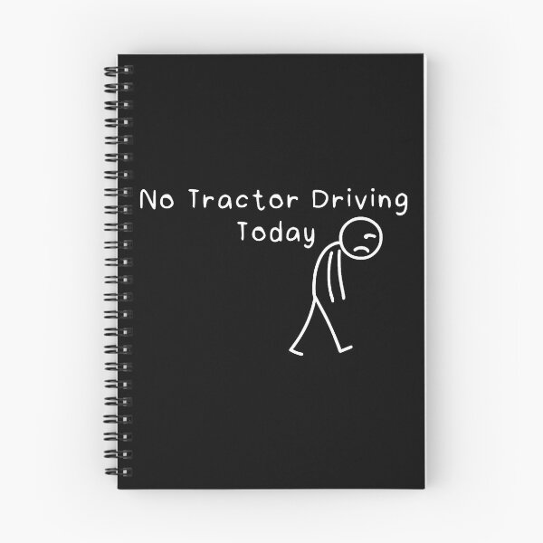 Item preview, No Tractor Driving Today Funny Sad Stickman Farmer Men Women designed and sold by KristyCharleen.