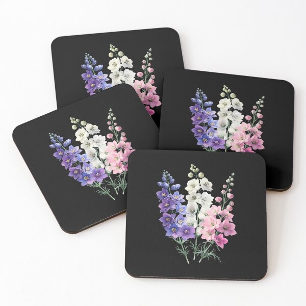 Item preview, Aesthetic Delphinium July Birthday Flower Garden designed and sold by CarmelaConstan.