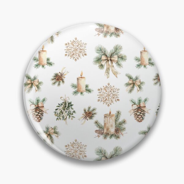 Item preview, Rustic Cottage Christmas Pattern designed and sold by Honey Myrtle Studio.