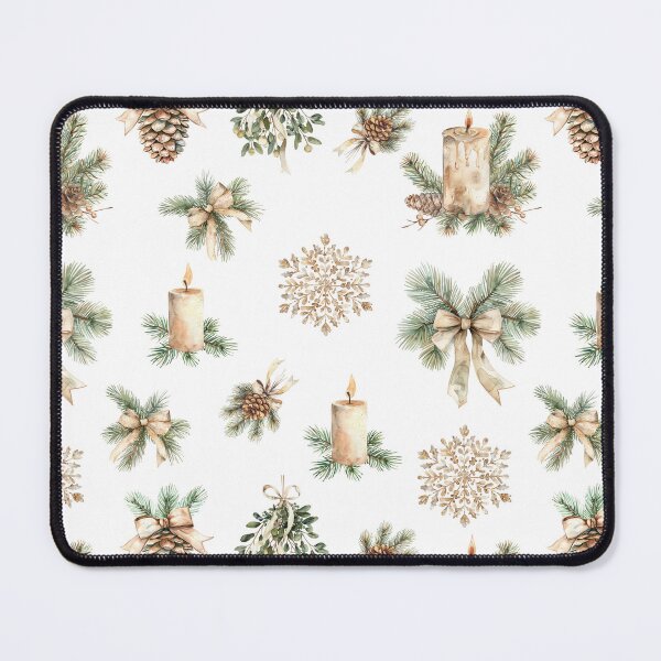 Item preview, Rustic Cottage Christmas Pattern designed and sold by Honey Myrtle Studio.