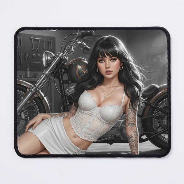 Item preview, Biker Babe 02 designed and sold by edgecreative.