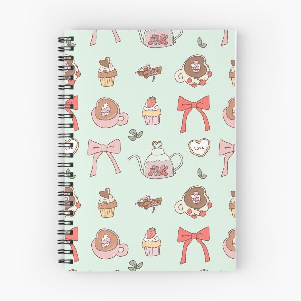 Item preview, Strawberry cafe treats (Mint) designed and sold by HarunaMcDesigns.