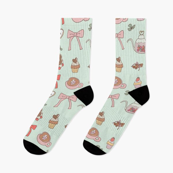 Item preview, Strawberry cafe treats (Mint) designed and sold by HarunaMcDesigns.