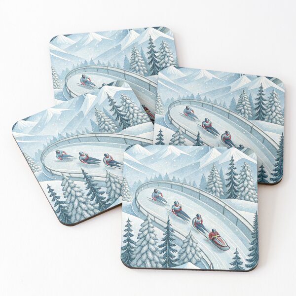 Item preview,  Luge - winter sport  designed and sold by justrachna.