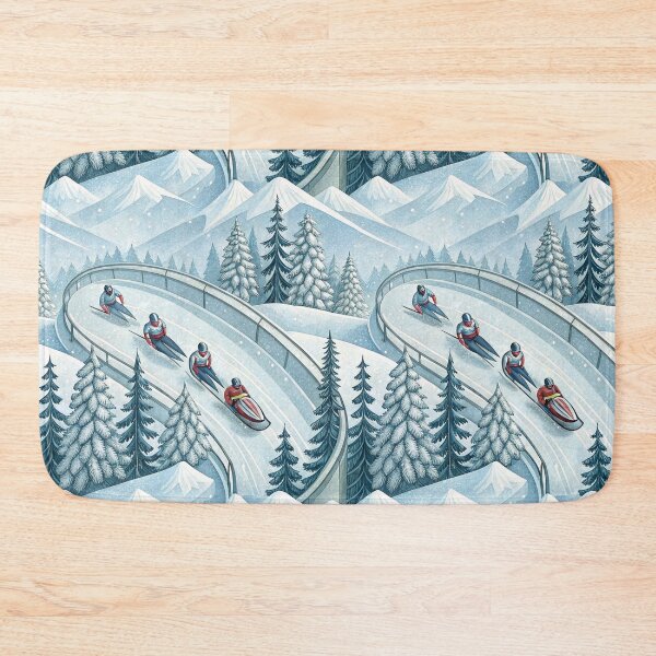 Item preview,  Luge - winter sport  designed and sold by justrachna.