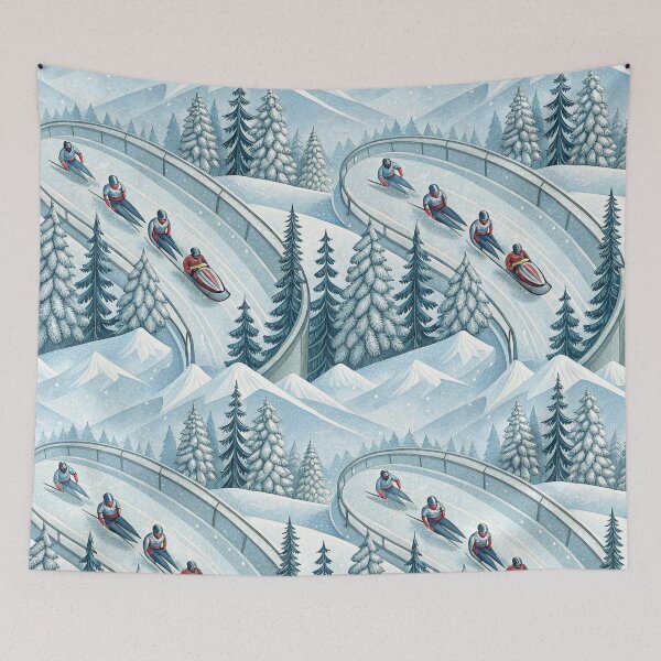Item preview,  Luge - winter sport  designed and sold by justrachna.