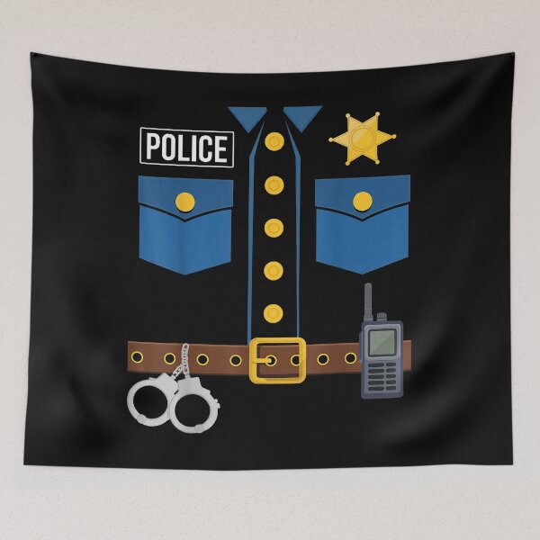 Item preview, Playful Police Officer Illustration designed and sold by Mehouter54.