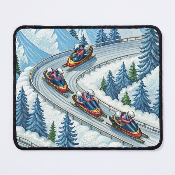Item preview, Luge - winter sport designed and sold by justrachna.
