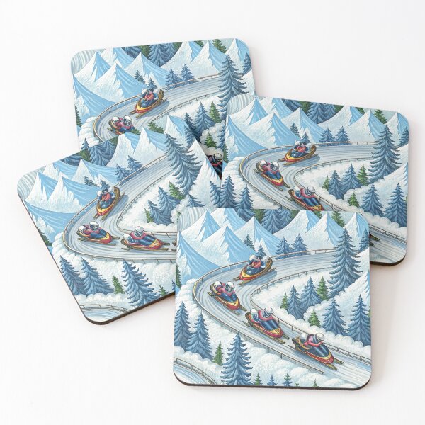 Item preview, Luge - winter sport  designed and sold by justrachna.