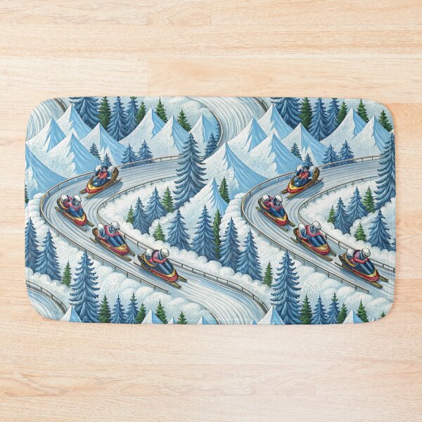 Item preview, Luge - winter sport  designed and sold by justrachna.