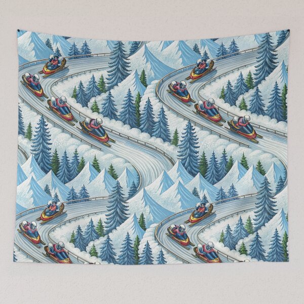 Item preview, Luge - winter sport  designed and sold by justrachna.
