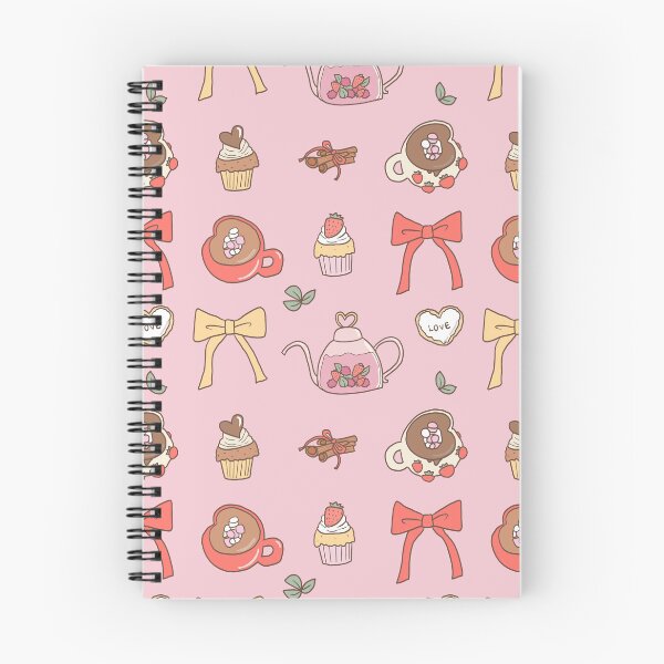 Item preview, Strawberry cafe treats (Strawberry Pink) designed and sold by HarunaMcDesigns.