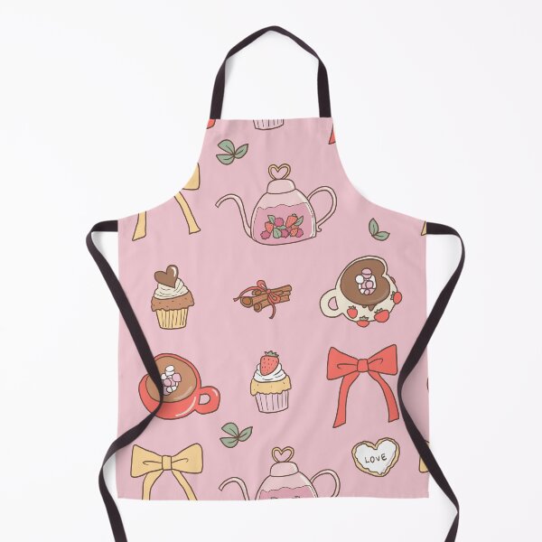 Item preview, Strawberry cafe treats (Strawberry Pink) designed and sold by HarunaMcDesigns.