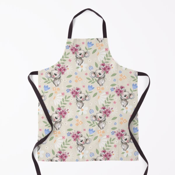 Item preview, Floral Koala Pastel Cottagecore Nursery Pattern designed and sold by Big Day Out Designs.