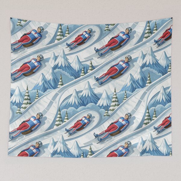 Item preview,  Luge - winter sport  designed and sold by justrachna.
