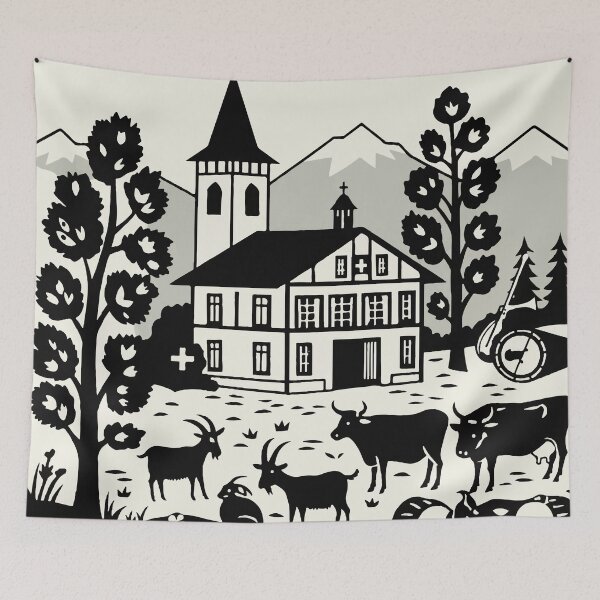 Item preview, Picturesque mountain scenery designed and sold by Design4uStudio.