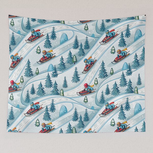 Item preview,  Luge - winter sport  designed and sold by justrachna.