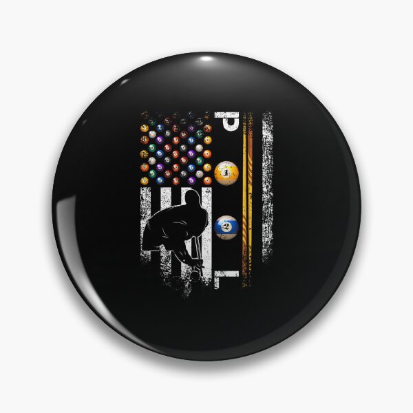 Item preview, Vintage Usa Flag Billiards Player Pool Billiards Stick designed and sold by LindaRuby1.