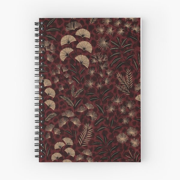 Item preview, Golden Botanical Midnight Pattern designed and sold by farzan-design.