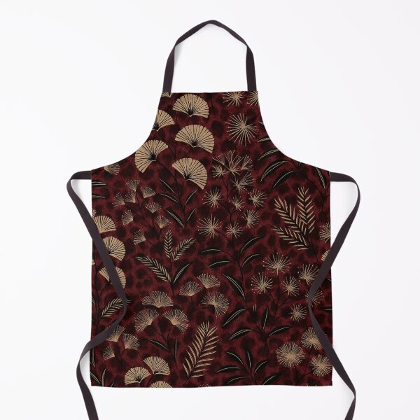 Item preview, Golden Botanical Midnight Pattern designed and sold by farzan-design.