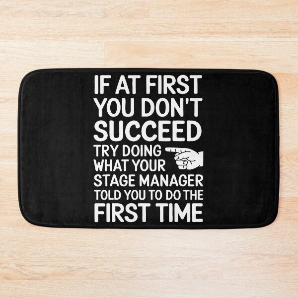 Item preview, Funny Stage Manager designed and sold by DoraBlanche.