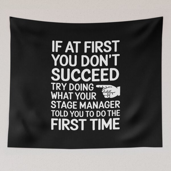Item preview, Funny Stage Manager designed and sold by DoraBlanche.