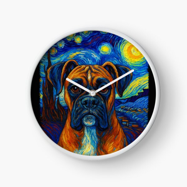 Item preview, STARRY NIGHT - BOXER DOG | Pets and Dogs lovers for Men and Women t-shirt designed and sold by panchiTWO.