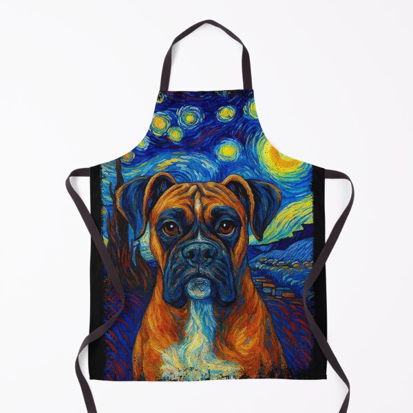 Item preview, STARRY NIGHT - BOXER DOG | Pets and Dogs lovers for Men and Women t-shirt designed and sold by panchiTWO.