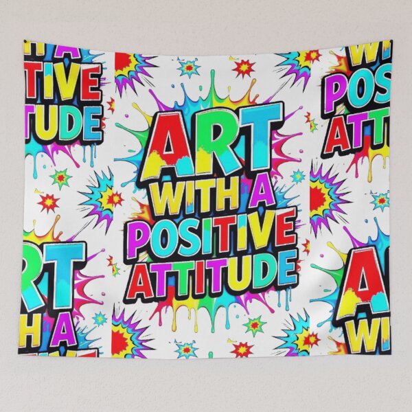 Item preview, ART WITH A POSITIVE ATTITUDE designed and sold by artfu.