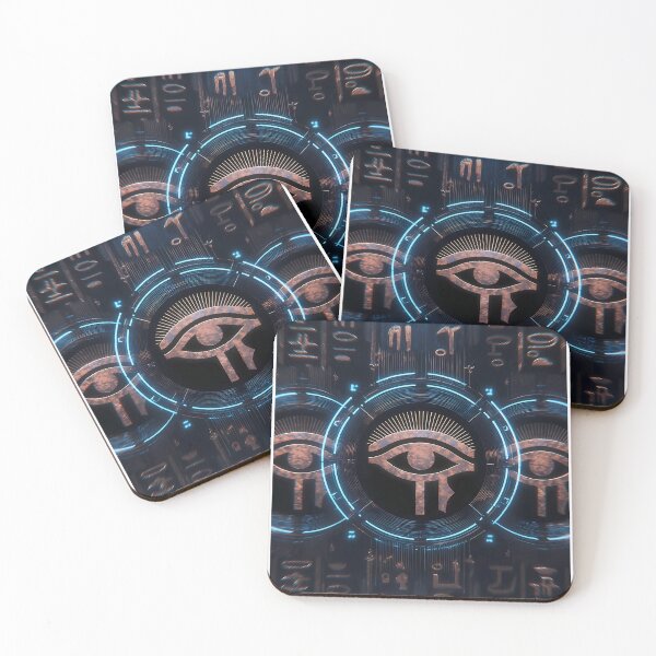 Item preview, Neon Light Symbols, Cyberpunk Egyptian Hieroglyphics, symmetrical textures (image size 8320x12480) designed and sold by Digital-Davinci.