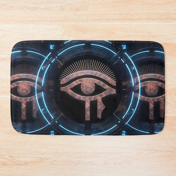 Item preview, Neon Light Symbols, Cyberpunk Egyptian Hieroglyphics, symmetrical textures (image size 8320x12480) designed and sold by Digital-Davinci.