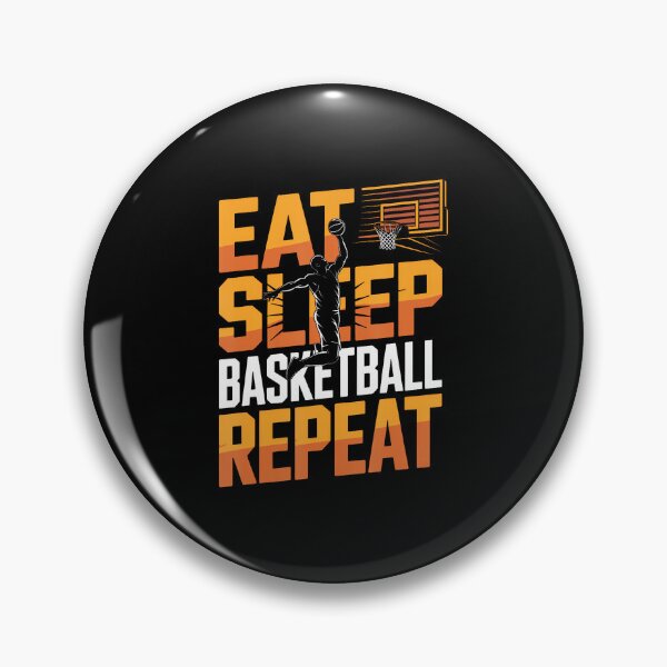 Item preview, Eat Sleep Basketball Repeat Player Boys Girls Basketball designed and sold by LindaRuby1.