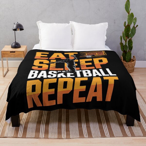 Item preview, Eat Sleep Basketball Repeat Player Boys Girls Basketball designed and sold by LindaRuby1.