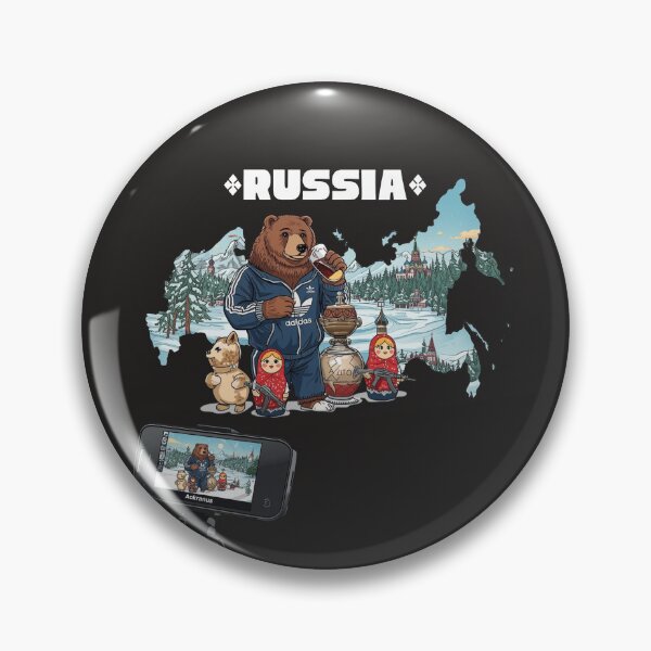 Item preview, Funny Russian Bear Matryoshka Russia Meme T-Shirt Design designed and sold by TitanRN.