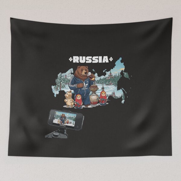 Item preview, Funny Russian Bear Matryoshka Russia Meme T-Shirt Design designed and sold by TitanRN.