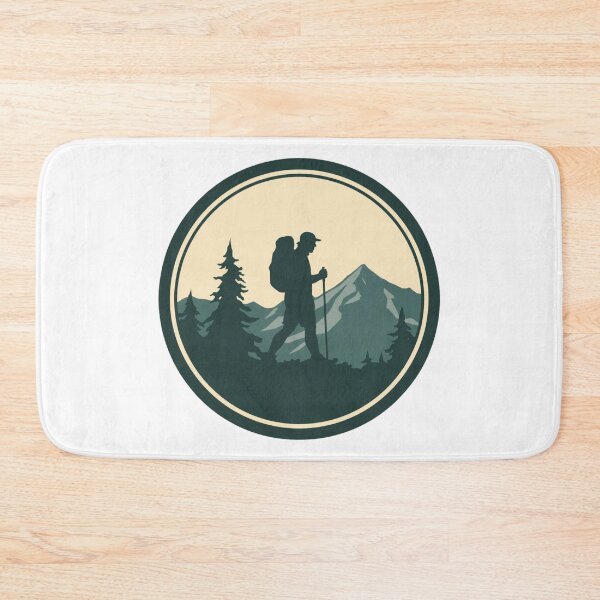 Item preview, Hiking Adventure Badge designed and sold by NogiArt.