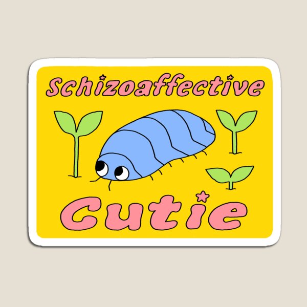 Item preview, Schizoaffective Cutie designed and sold by Therapy Dog Creations.