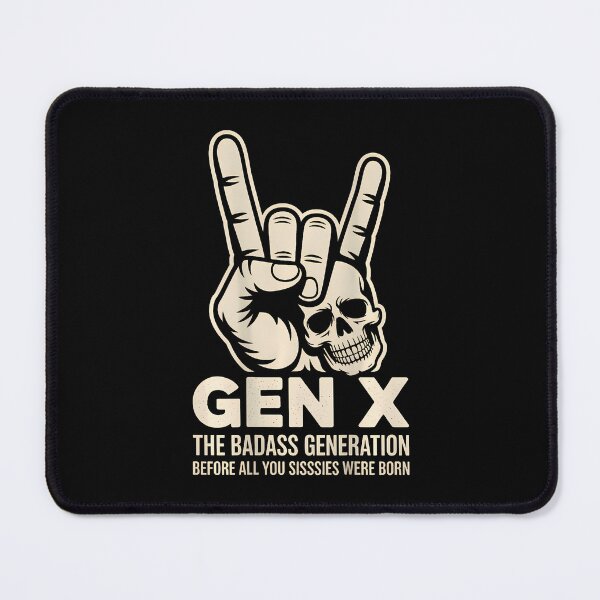 Item preview, X Generation Before All You Sissie Were Born Skull Rock Hand designed and sold by LindaRuby1.
