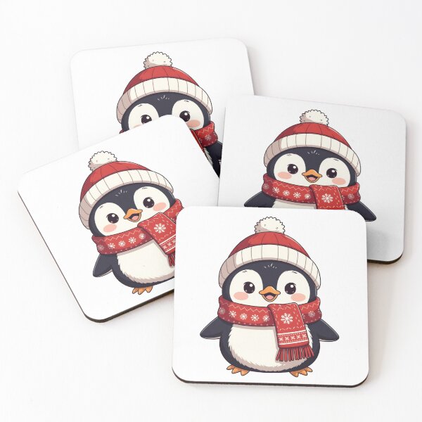 Item preview, Cute Winter Penguin in Cozy Scarf designed and sold by Jagruti_Artzone.